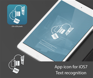 App icon for iOS7 - Text recognition | Icon Design by Digital Designer Agency