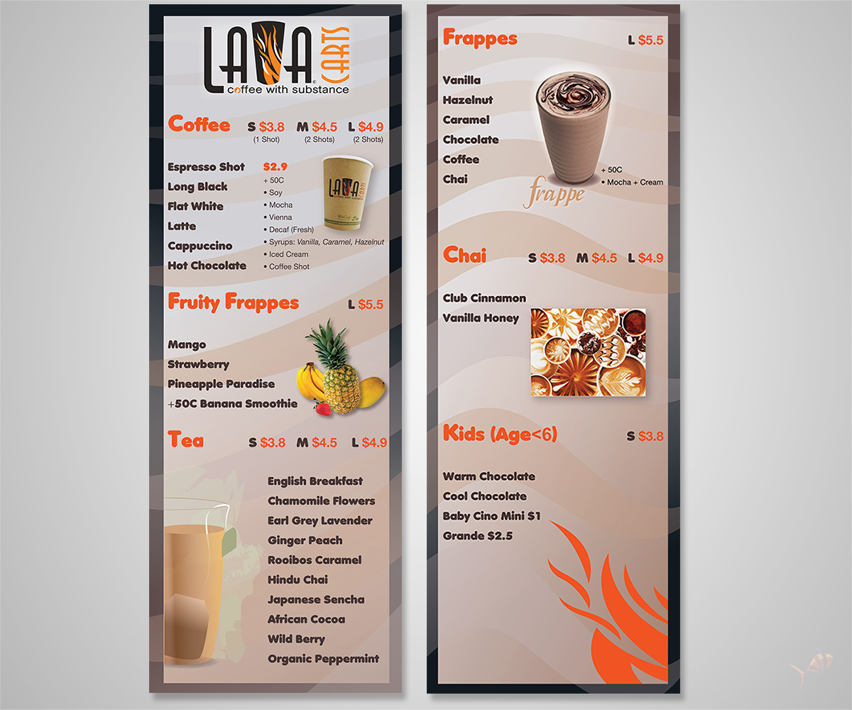 Menu Design by Meow Mix for this project | Design #1104383