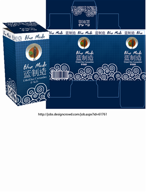 Packaging Design For Blue Made