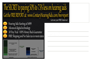 Postcard Design by premiumcovers for Century Hearing Aids | Design: #3991597