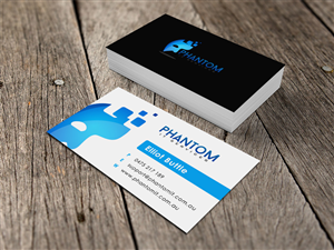 Business Card Design by Eggo May P for Phantom IT Services | Design: #4002128
