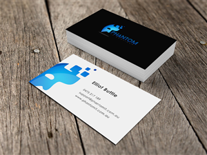 Business Card Design by Eggo May P for Phantom IT Services | Design: #4002156