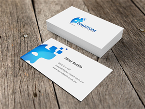 Business Card Design by Eggo May P for Phantom IT Services | Design: #4002163