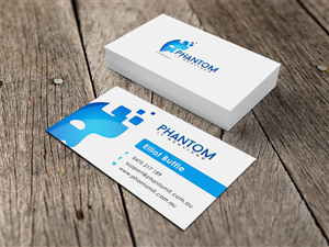Visitenkarten-Design von Eggo May P für Phantom IT Services | Design #4002189