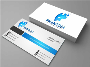 Business Card Design by AwsomeD for Phantom IT Services | Design: #4008861