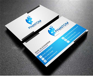Business Card Design by AwsomeD for Phantom IT Services | Design: #4008862