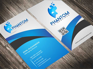 Visitenkarten-Design von AwsomeD für Phantom IT Services | Design #4008864