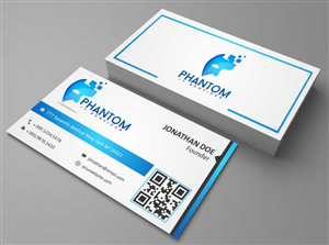 Business Card Design by AwsomeD for Phantom IT Services | Design: #4008866