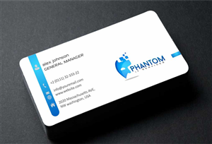Business Card Design by AwsomeD for Phantom IT Services | Design: #4008871