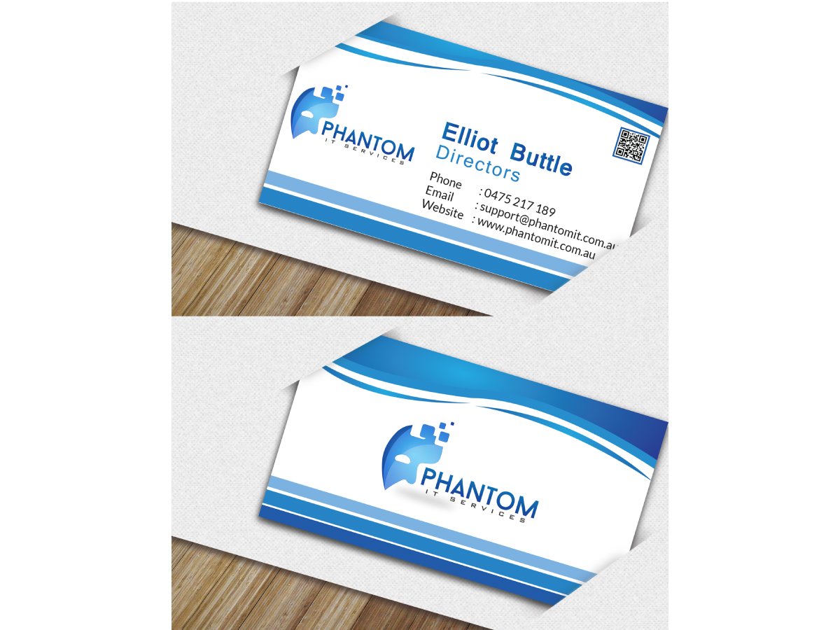 Business Card Design by jahanullah for Phantom IT Services | Design #3994886