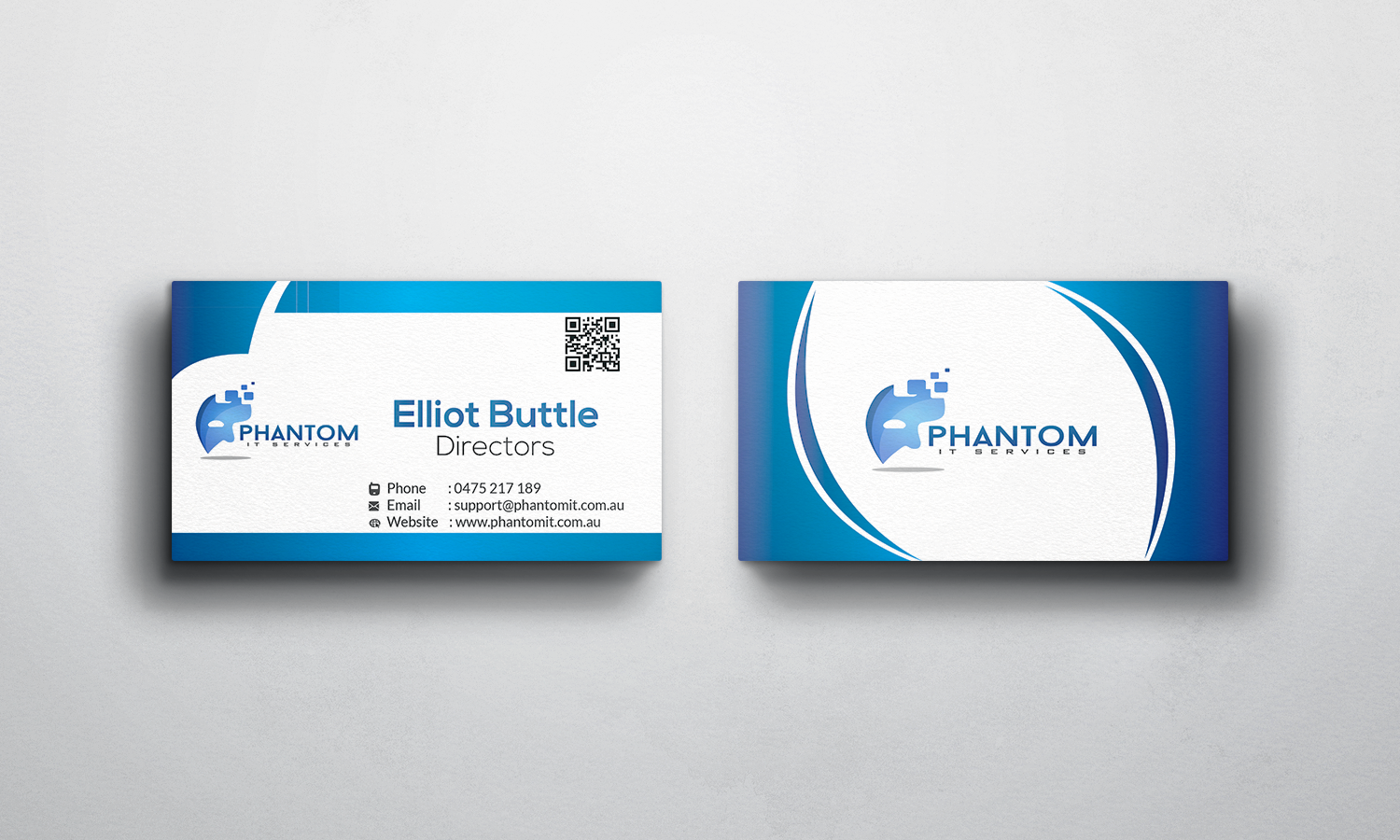 Business Card Design by jahanullah for Phantom IT Services | Design #4006937