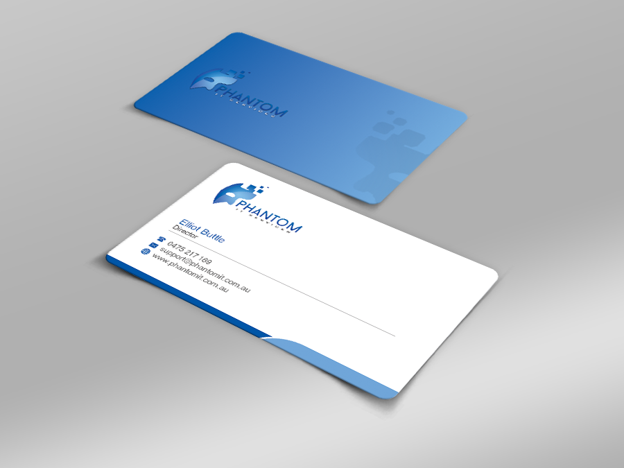 Business Card Design by shaikhdesign for Phantom IT Services | Design #4026084