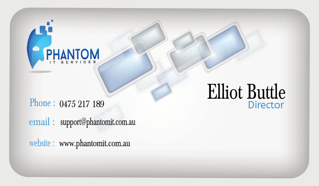 Business Card Design by mostibm for Phantom IT Services | Design #4022363