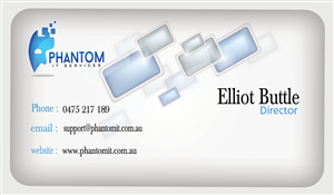 Business Card Design by mostibm for Phantom IT Services | Design: #4022363