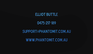 Business Card Design by Evan for Phantom IT Services | Design: #3997840