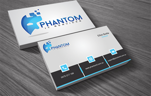 Business Card Design by Vinoth P for Phantom IT Services | Design: #3993823