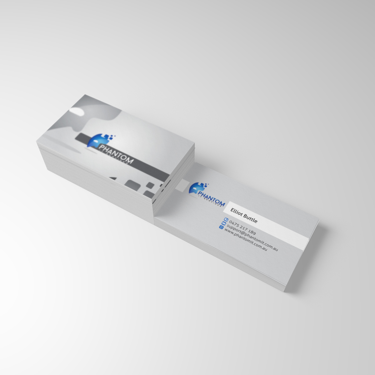 Business Card Design by dkthedon for Phantom IT Services | Design #4049272