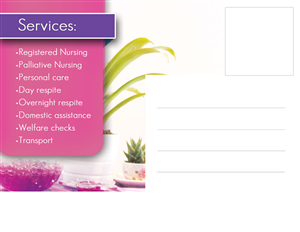 CFU Nursing Care | Postcard Design by alessandroevge