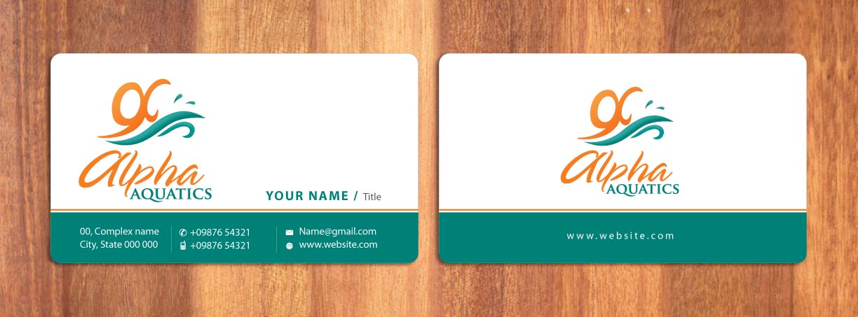 Stationery Design by Sbss for Alpha Aquatics | Design #1086101
