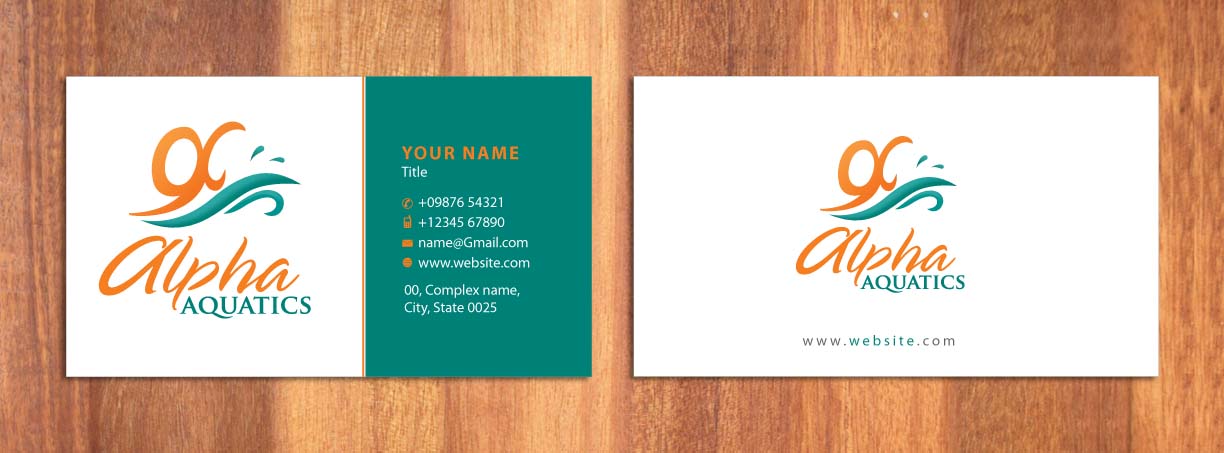 Stationery Design by Sbss for Alpha Aquatics | Design #1086106