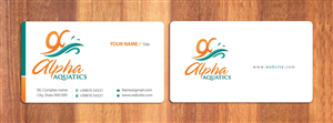 Stationery Design by Sbss for Alpha Aquatics | Design: #1086113