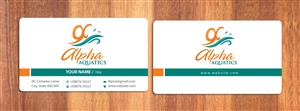 Stationery Design by Sbss for Alpha Aquatics | Design: #1086117