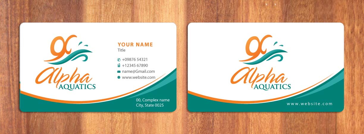 Schreibwaren-Design von Sbss für Alpha Aquatics | Design #1086123