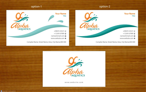 Stationery Design by Sbss for Alpha Aquatics | Design: #1086125