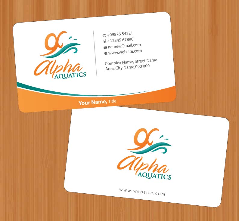 Stationery Design by Sbss for Alpha Aquatics | Design #1086126