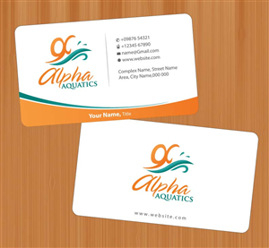 Stationery Design by Sbss for Alpha Aquatics | Design: #1086126