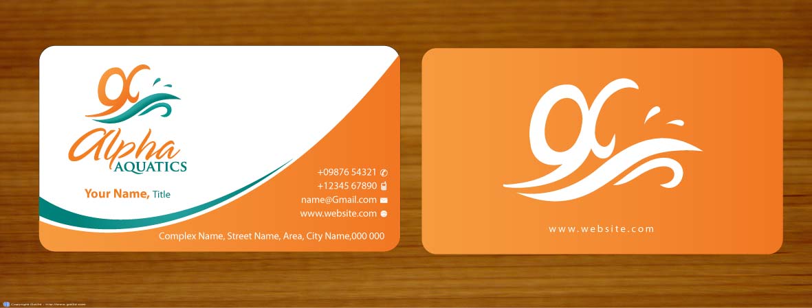 Stationery Design by Sbss for Alpha Aquatics | Design #1086135