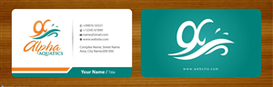 Stationery Design by Sbss for Alpha Aquatics | Design: #1086137