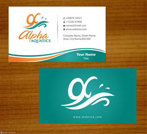 Stationery Design by Sbss for Alpha Aquatics | Design: #1086141