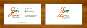 Stationery Design by Sbss for Alpha Aquatics | Design: #1086142