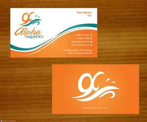 Stationery Design by Sbss for Alpha Aquatics | Design: #1086144