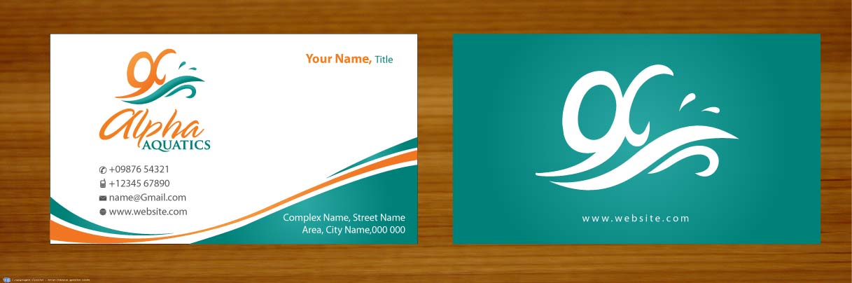 Schreibwaren-Design von Sbss für Alpha Aquatics | Design #1086145