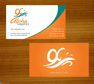 Stationery Design by Sbss for Alpha Aquatics | Design: #1086147