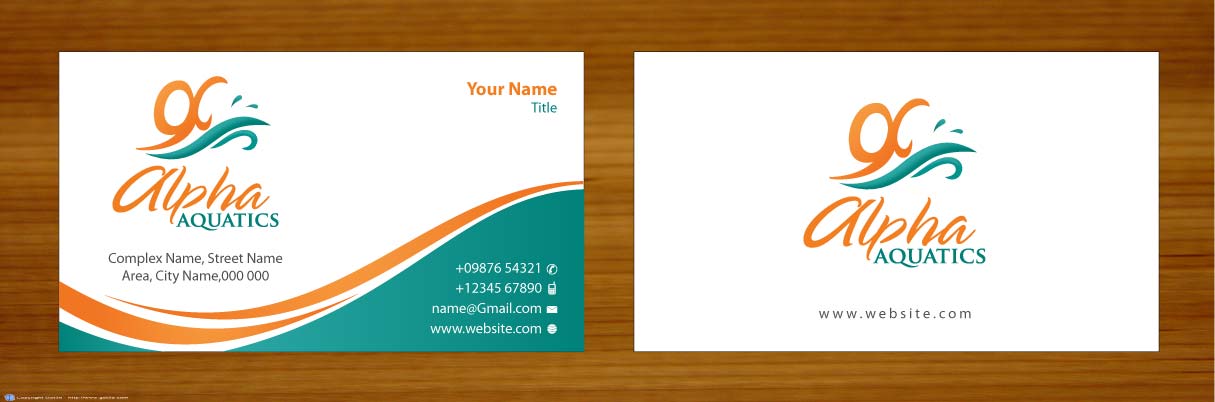 Stationery Design by Sbss for Alpha Aquatics | Design #1086149