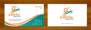 Stationery Design by Sbss for Alpha Aquatics | Design: #1086149