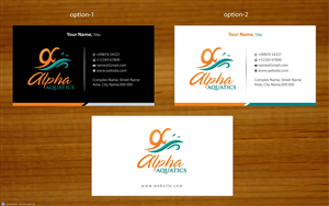 Stationery Design by Sbss for Alpha Aquatics | Design: #1086150