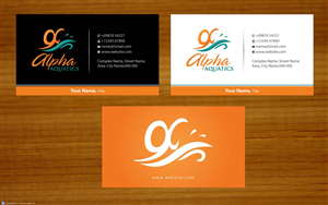 Stationery Design by Sbss for Alpha Aquatics | Design: #1086153
