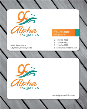 Stationery Design by Sbss for Alpha Aquatics | Design: #1086532