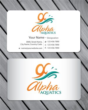 Stationery Design by Sbss for Alpha Aquatics | Design: #1086536
