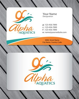 Stationery Design by Sbss for Alpha Aquatics | Design: #1086537