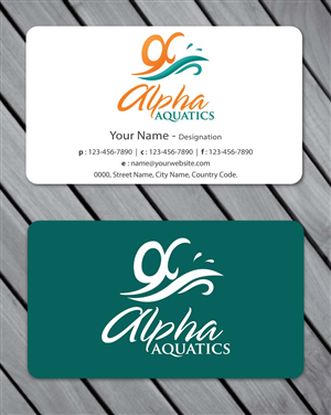 Stationery Design by Sbss for Alpha Aquatics | Design: #1086539