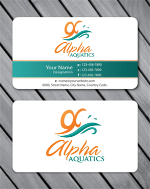 Stationery Design by Sbss for Alpha Aquatics | Design: #1086540