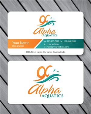 Stationery Design by Sbss for Alpha Aquatics | Design: #1086541