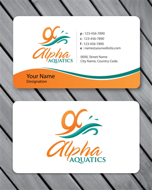Stationery Design by Sbss for Alpha Aquatics | Design: #1086543