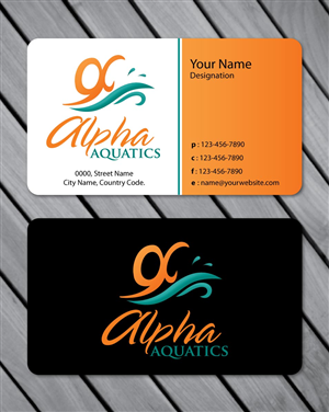 Stationery Design by Sbss for Alpha Aquatics | Design: #1086548