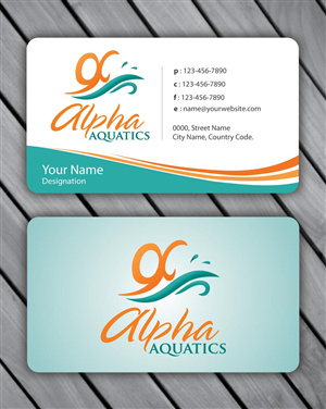 Stationery Design by Sbss for Alpha Aquatics | Design: #1086549
